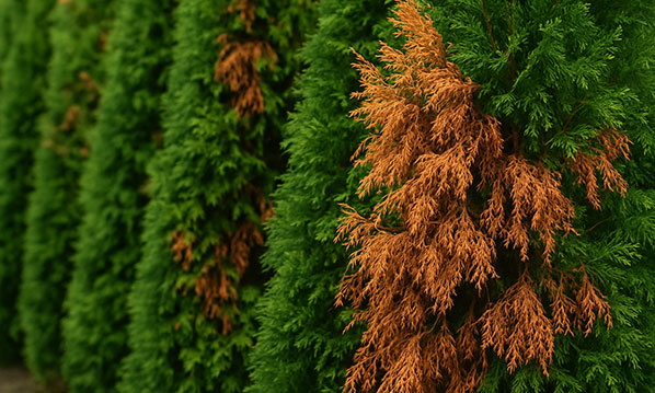 Weather-Related Evergreen Dieback